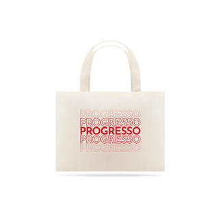 Nome do produtoEcobag Progresso  - Sacola Ecológica 100% Algodão Cru 40cmx35cm