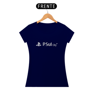 Nome do produtoP SUL - Camiseta Baby Long Estampa P Sul Cores