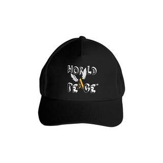 Nome do produtoWorld Peace - Boné Trucker com Tela Preto