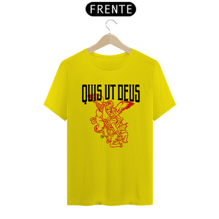 Nome do produtoCamiseta São Miguel Quis ut Deus - Clara