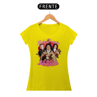 Nome do produtoCamiseta Santa Teresinha Bootleg - Feminina