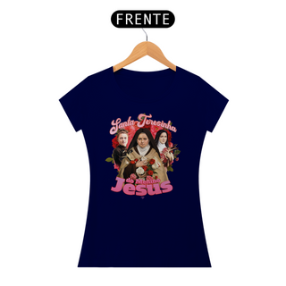 Nome do produtoCamiseta Santa Teresinha Bootleg - Feminina