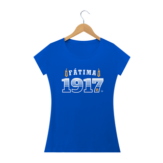 Nome do produtoCamiseta Nossa Senhora de Fátima - 1917 - feminina