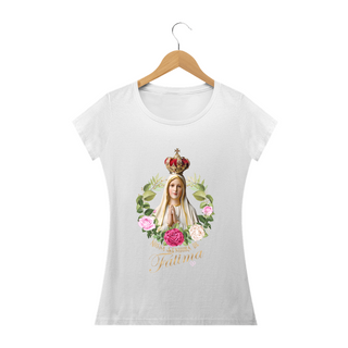 Nome do produtoCamiseta Nossa Senhora de Fátima - Feminina