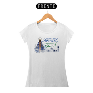 Nome do produtoCamiseta Nossa Senhora Aparecida - Rainha do Brasil - F