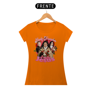 Nome do produtoCamiseta Santa Teresinha Bootleg - Feminina