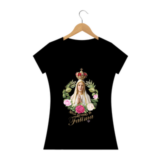 Nome do produtoCamiseta Nossa Senhora de Fátima - Feminina