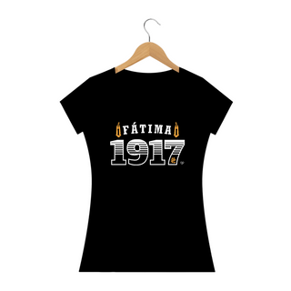 Nome do produtoCamiseta Nossa Senhora de Fátima - 1917 - feminina