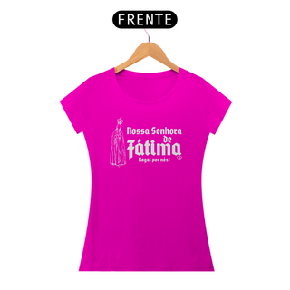 Nome do produtoCamiseta Nossa Senhora de Fátima, Rogai por nós