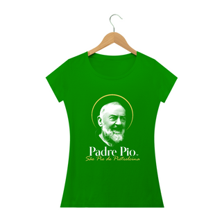 Nome do produtoCamiseta Padre Pio - São Pio de Pietrelcina - feminina