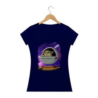 Nome do produtoT-SHIRT FEMININA - BABY YODA