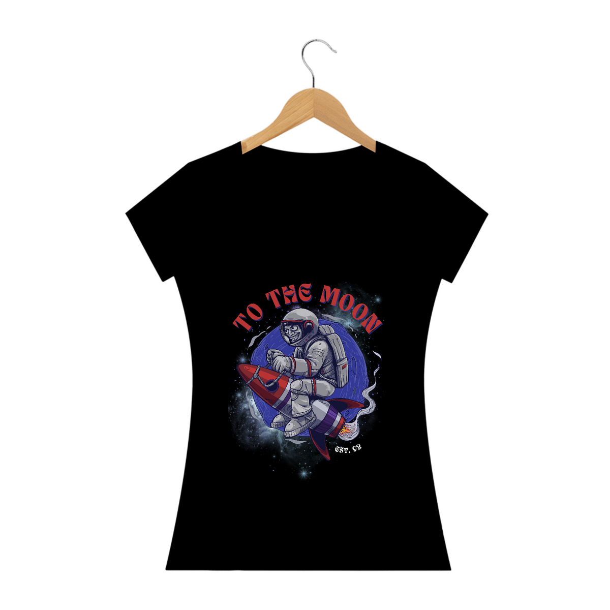 Nome do produto: T-SHIRT FEMININA - TO THE MOON