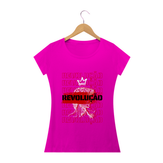 Nome do produtoT-SHIRT FEMININA - REVOLUÇÃO