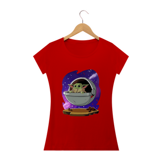 Nome do produtoT-SHIRT FEMININA - BABY YODA