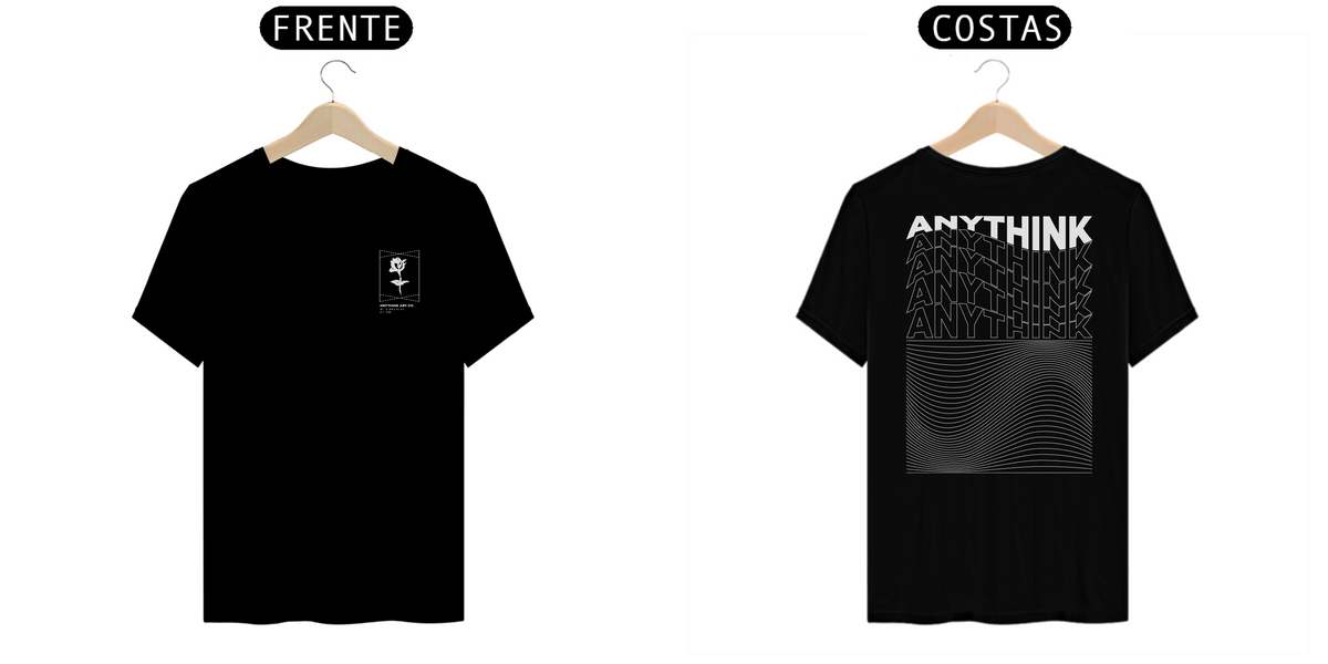 Nome do produto: Anythink_v1 - Camiseta Preta