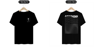 Nome do produtoAnythink_v1 - Camiseta Preta