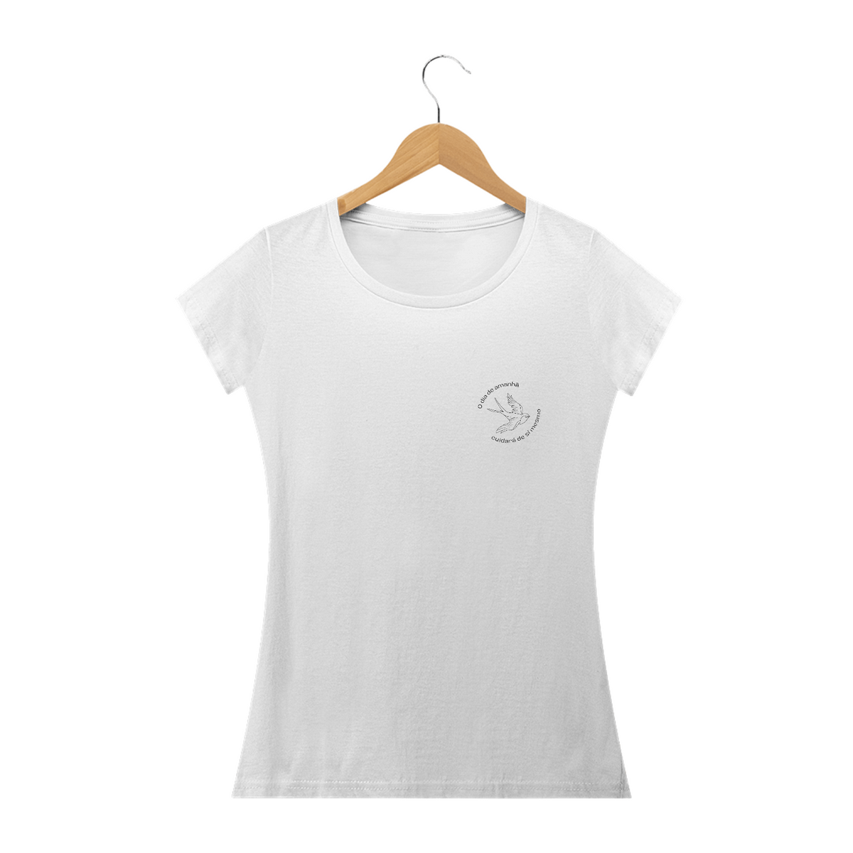 Nome do produto: Camiseta Baby Birds White