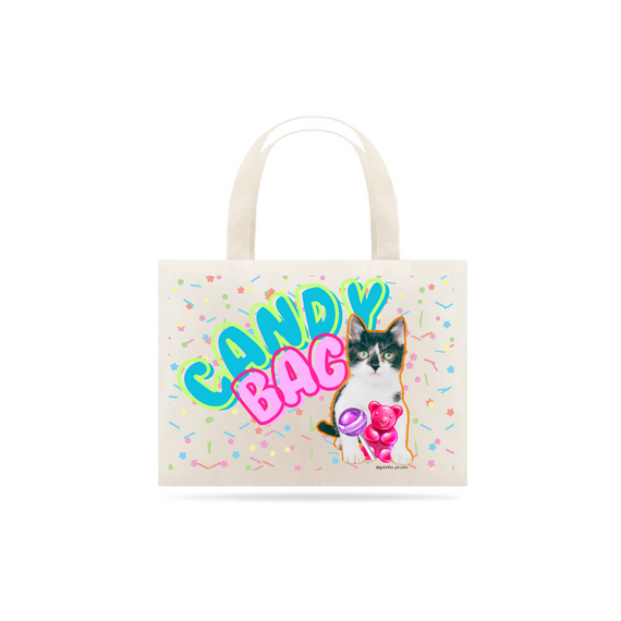 Ecobag Gatinho Pirulito - Candy Bag