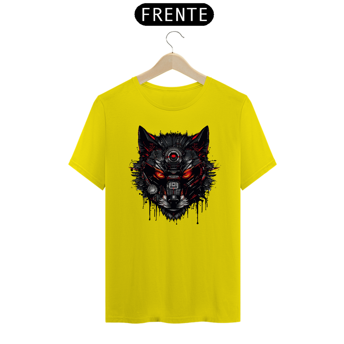 Nome do produto: T-shirt - Ciborg Wolf