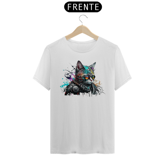 T-Shirt - Cat Cyberpunk