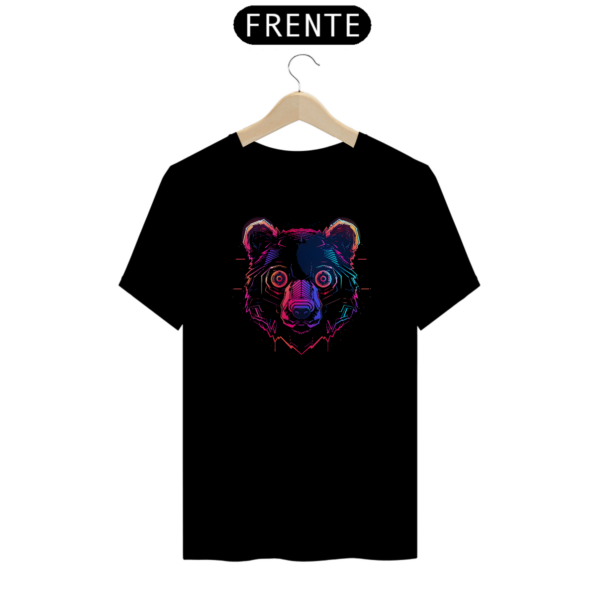 Nome do produto: T-shirt - Urso Neon