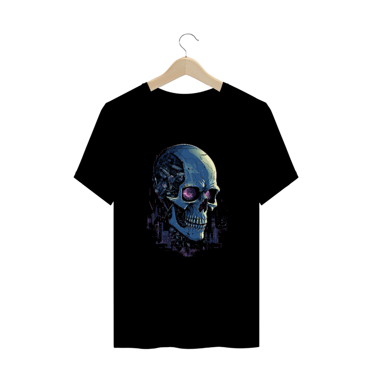 Nome do produto: T-shirt - CyberSkull III