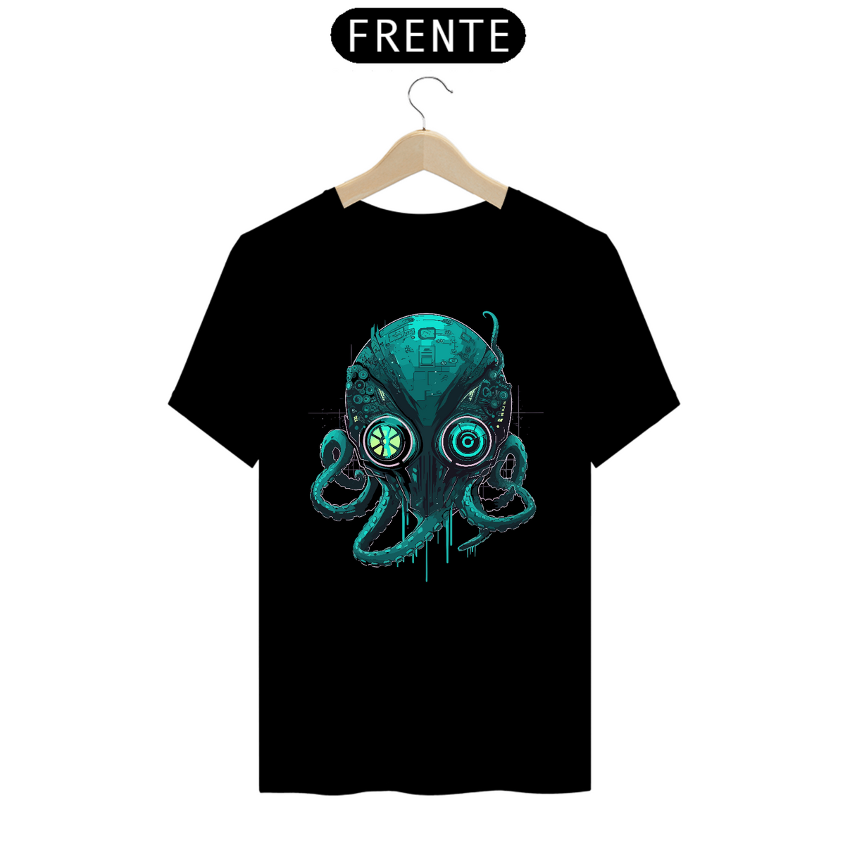 Nome do produto: T-Shirt - Cyber Octopus