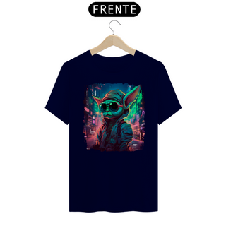 Nome do produtoCamiseta Cyberpunk - Neon Grogu