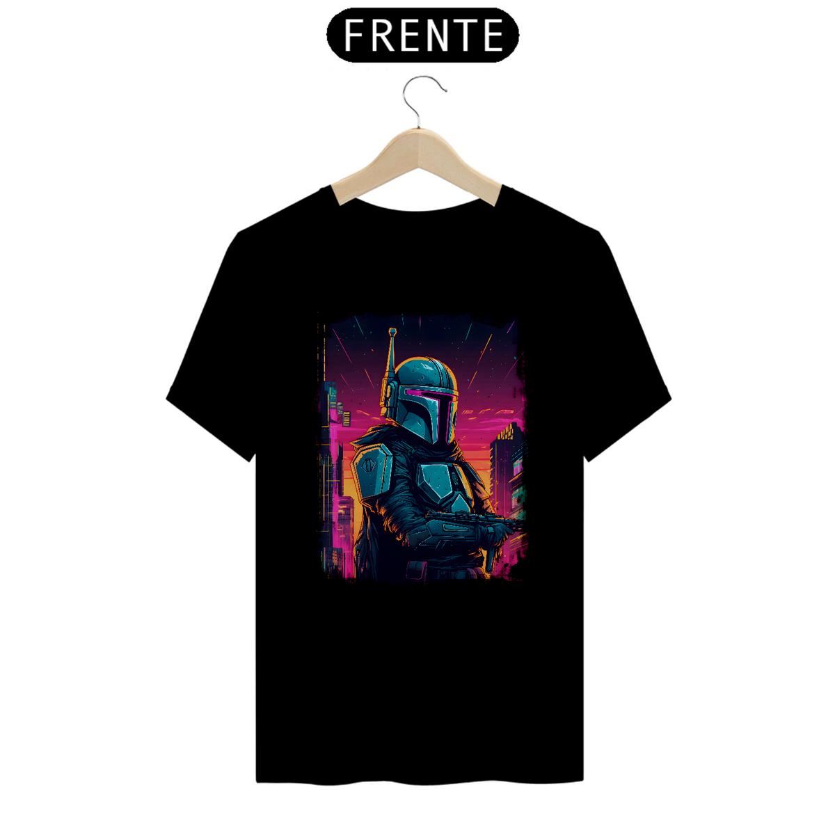 Nome do produto: Camiseta Cyberpunk - Raze Vexx Mando