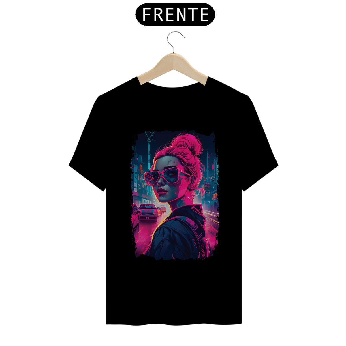 Nome do produto: Camiseta Cyberpunk - Cyber Rose