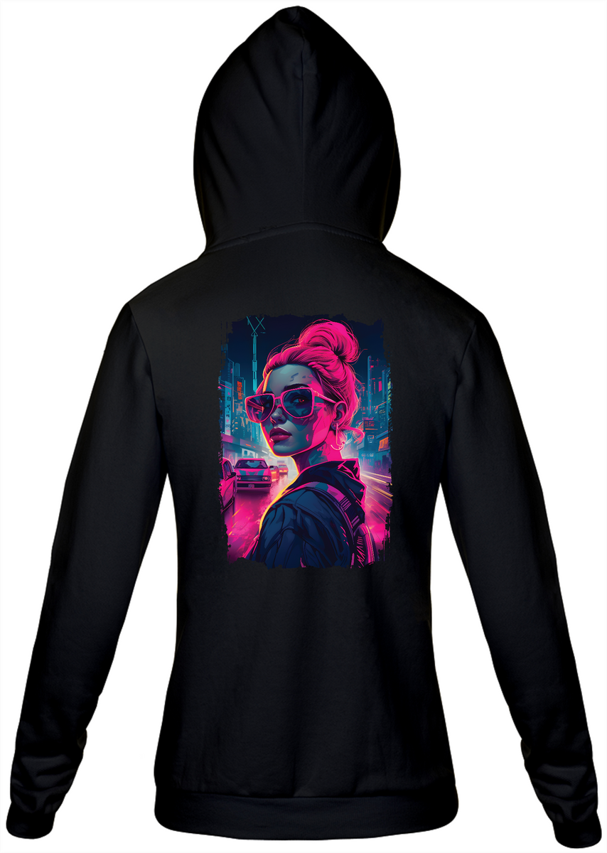 Nome do produto: Moletom Cyberpunk - Cyber Rose