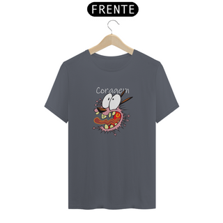 Nome do produtoCamiseta Unissex Coragem, o Cão Covarde 1