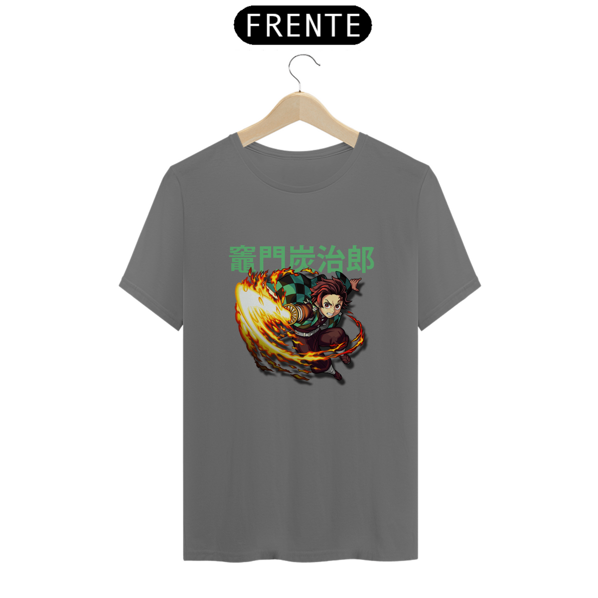 Nome do produto: Camiseta Estonada Unissex Demon Slayer 1