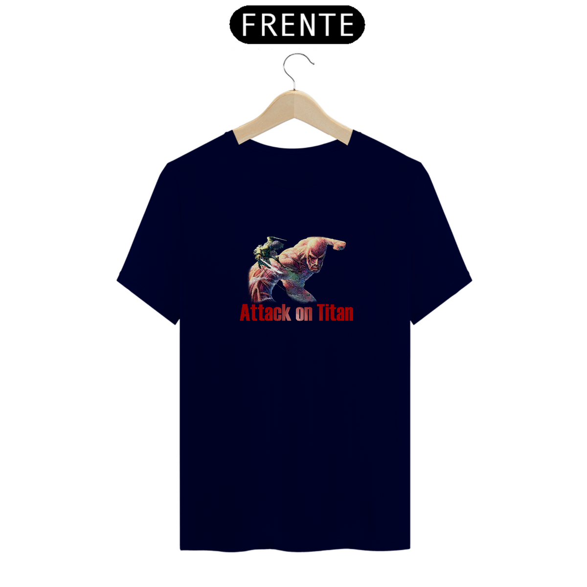 Nome do produto: Camiseta Unissex Attack on Titan 2