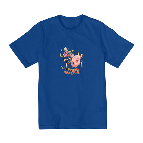 Camiseta Infantil (2 a 8) Nanatsu No Taizai 6