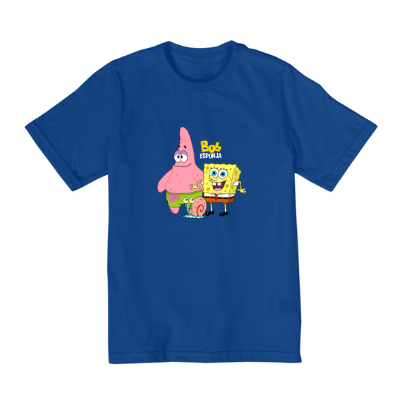 Camiseta Infantil (2 a 8) Bob Esponja 1