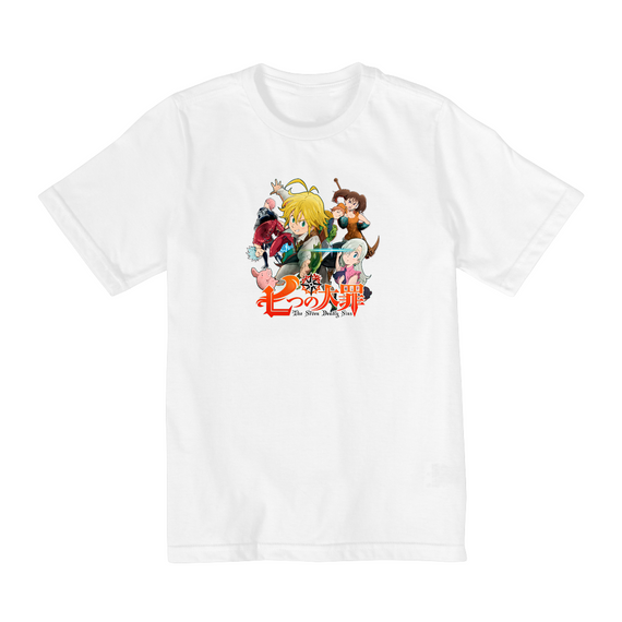 Camiseta Infantil (2 a 8) Nanatsu No Taizai 7