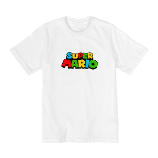Camiseta Infantil (2 a 8) Super Mario 3