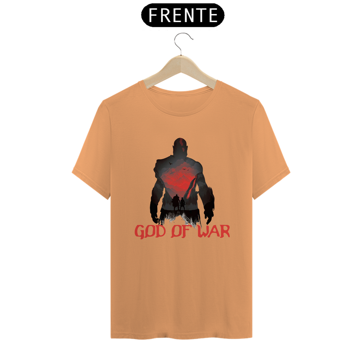 Nome do produto: Camiseta Estonada Unissex God Of War 1