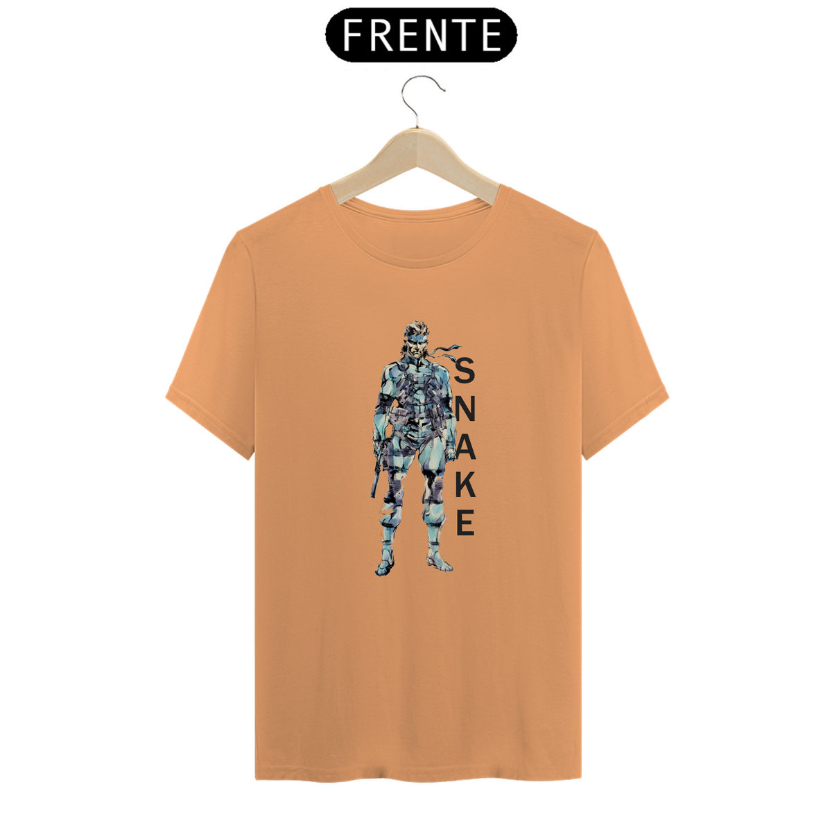 Nome do produto: Camiseta Estonada Unissex Metal Gear Solid 2