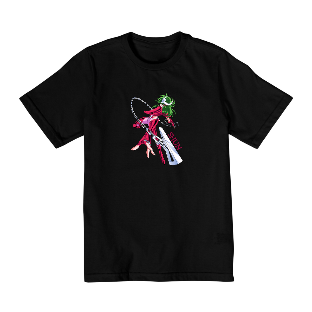 Nome do produto: Camiseta Infantil (2 a 8) Cavaleiros Do Zodiaco 2