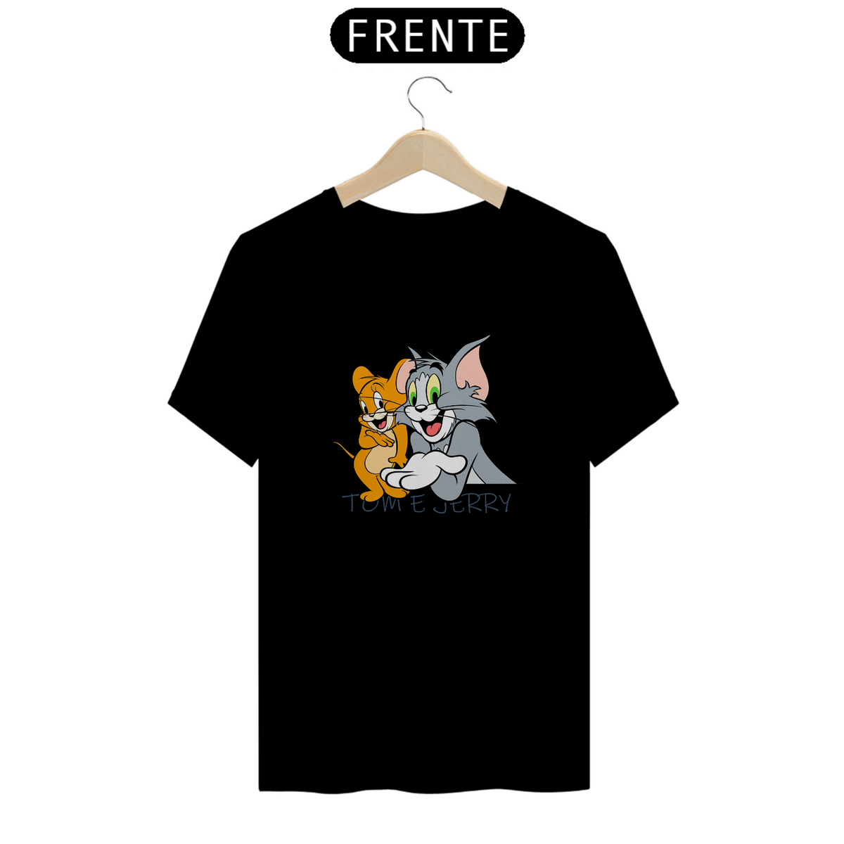 Nome do produto: Camiseta Unissex Tom e Jerry 1