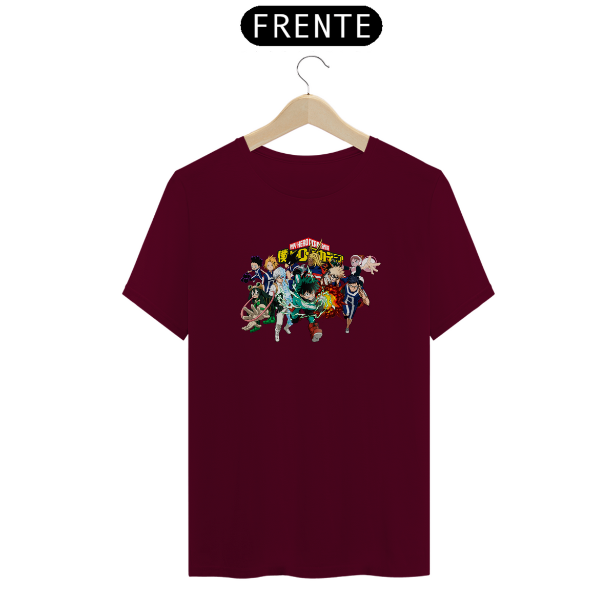 Nome do produto: Camiseta Unissex Boku No Hero Academia 19