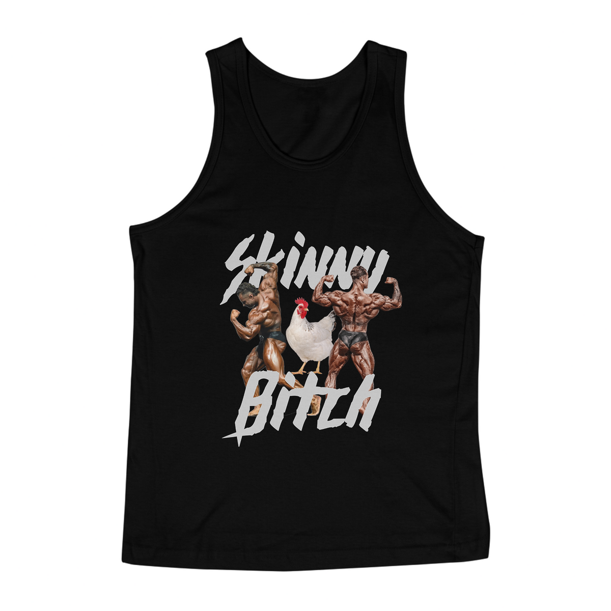 Nome do produto: Skinny Bitch - Regata Preta