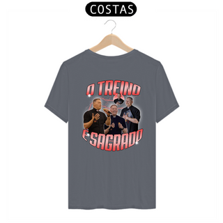 Nome do produtoCamiseta O Treino é Sagrado (Estampa nas Costas)