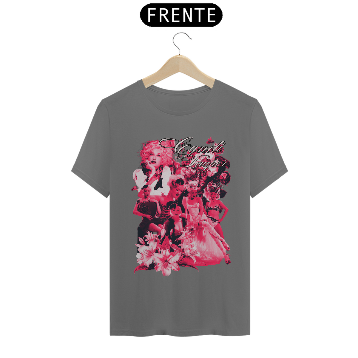 Nome do produto: Camiseta Estonada Cyndi Lauper