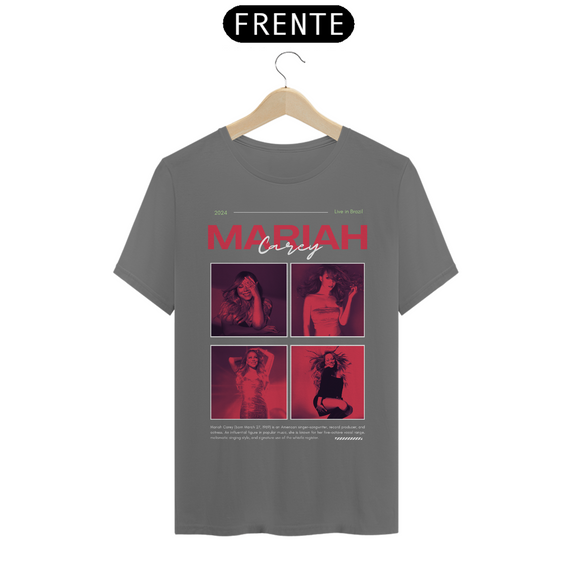 Camiseta Estonada Mariah Carey Live in Brazil 2024