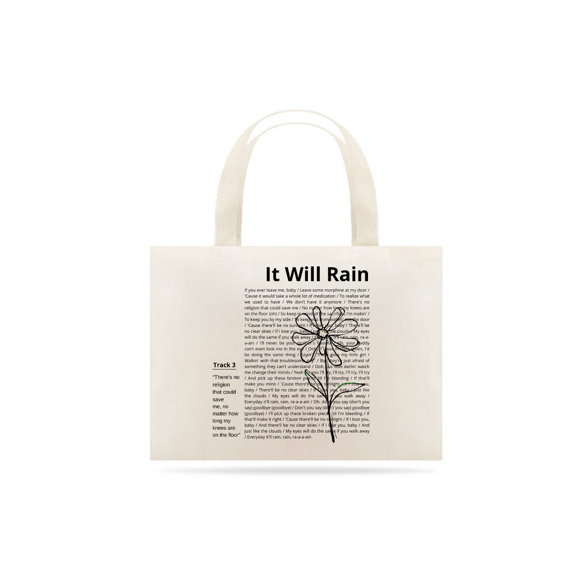 Nome do produto: Ecobag Bruno Mars It Will Rain