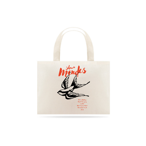 Ecobag Shawn Mendes Bird Tattoo