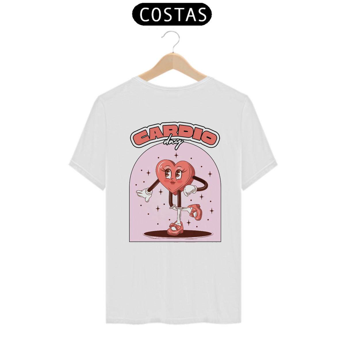 Nome do produto: Camiseta Cardio Day (Estampa Costas)